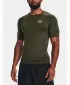 Tricou pentru bărbați UNDER ARMOUR UA HG ARMOUR COMP SS 1361518-390 VERDE