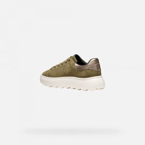  Adidași de damă GEOX SPHERICA EC4.1 G009311 KAKI 