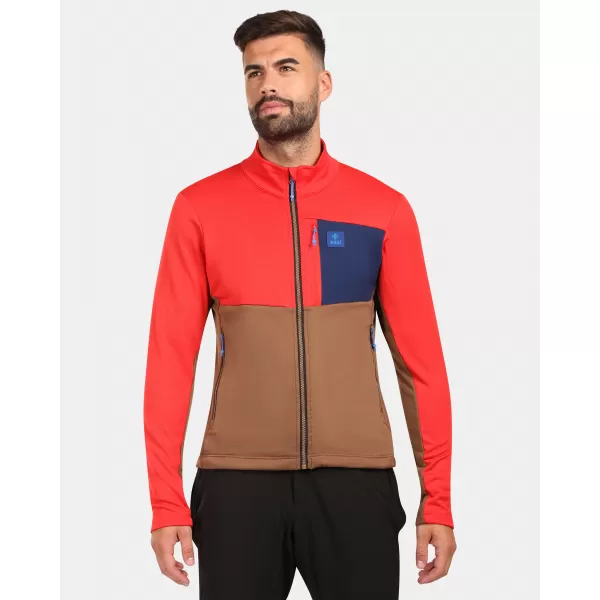  Hanorac pentru bărbați din fleece KILPI ERIN-M ZM0206KI MARO 