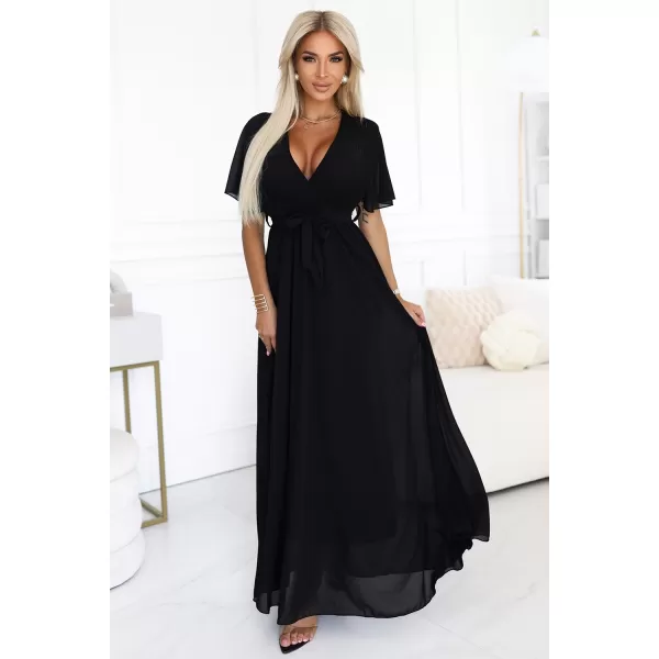  Rochie NUMOCO 545-5 NEGRU 