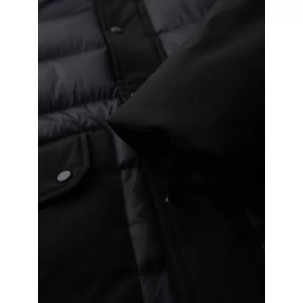 Palton pentru bărbați OMBRE OM-JALJ-0308 NEGRU 