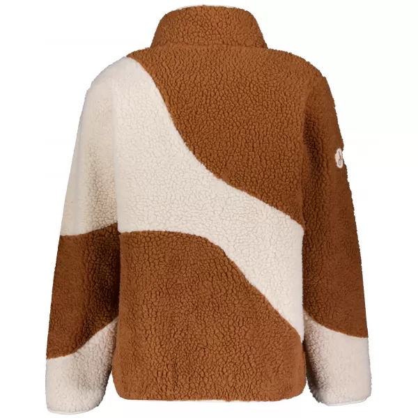  Hanorac de damă din fleece ALTISPORT GERI BEJ/MARO 