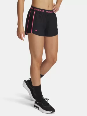 Pantaloni scurți de damă UNDER ARMOUR TECH PLAY UP SHORTS 1389882-003 NEGRU