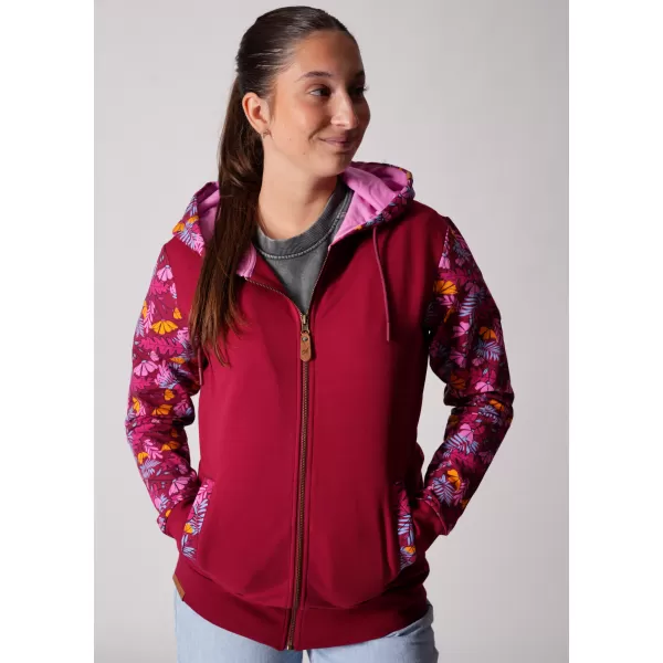  Hanorac de dama ALTISPORT GALAH BURGUNDIA 