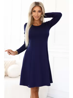 Rochie NUMOCO 567-2 ALBASTRU ÎNCHIS