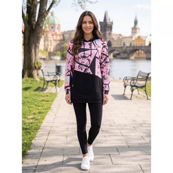  Hanorac de dama KIXMI VONITA ROZ DESCHIS 