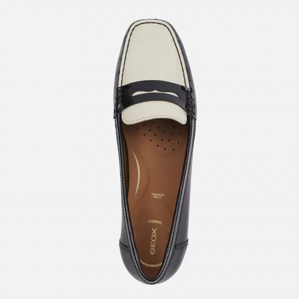  Mocasini de dama GEOX ANNYTAH MOC G000633 NEGRU 