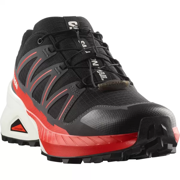  Pantofi pentru bărbați SALOMON SPEEDCROSS PEAK NEGRU/ASFALT/ROSU APRINS 
