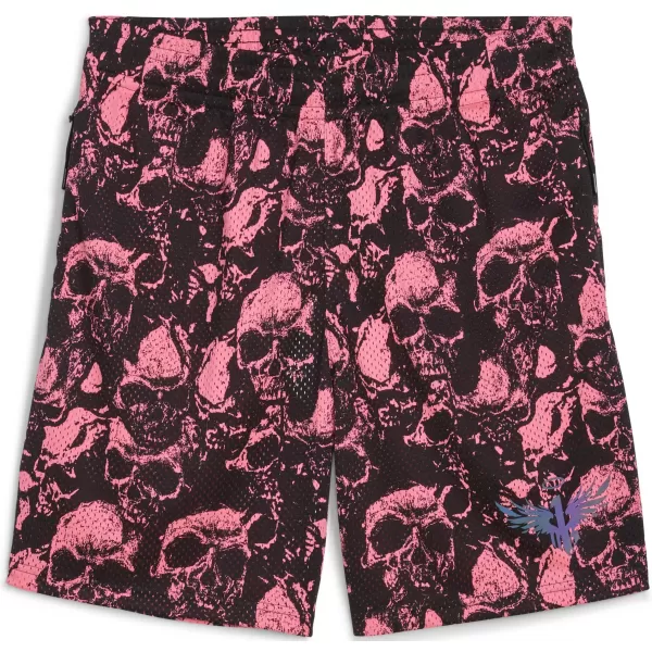  Pantaloni scurţi PUMA MELO WORLD TOUR AOP 7" SHORT 63242901 SOARE A LOVIT/AOP 
