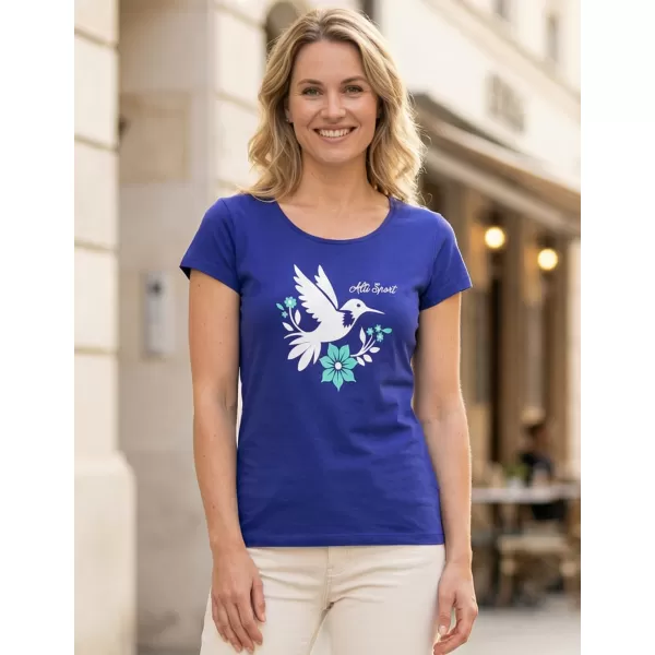  Tricou pentru femei cu mâneci scurte ALTISPORT ALW192122 REGAL 
