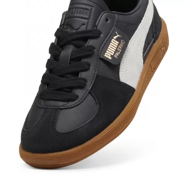  Pantofi pentru bebeluși PUMA PALERMO LTH JR 39727503 PUMA BLACK/GREY/GUM 