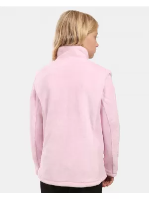 Hanorac fleece pentru fetiță KILPI SKATHI-JG ZJ0208KI ROZ DESCHIS