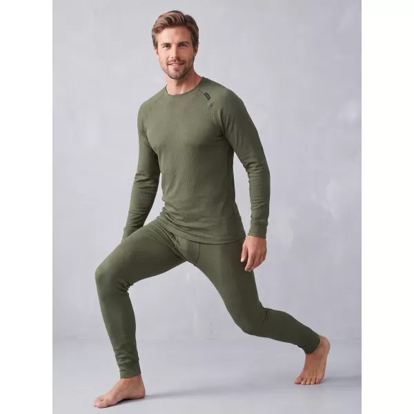  Set termic pentru bărbați ALTISPORT GAIN KAKI/NEGRU 