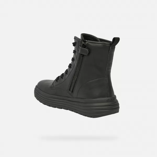  Botine pentru fete GEOX PHAOLAE GIRL J16ETA00004C9B1M NEGRU 