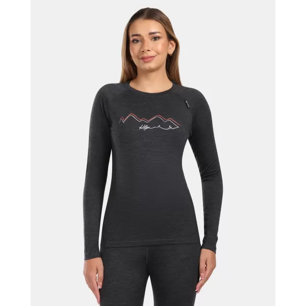  Tricou termic de damă KILPI MAVORA TOP-W ZL0502KI NEGRU 