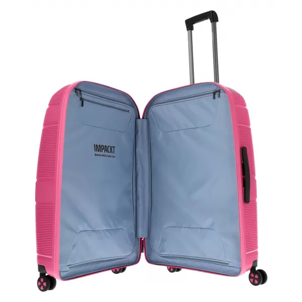  Valiză IMPACKT IP1 L FLORA ROZ 