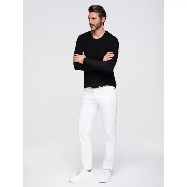  Pulover pentru bărbați OMBRE OM-SWSW-0181 NEGRU 