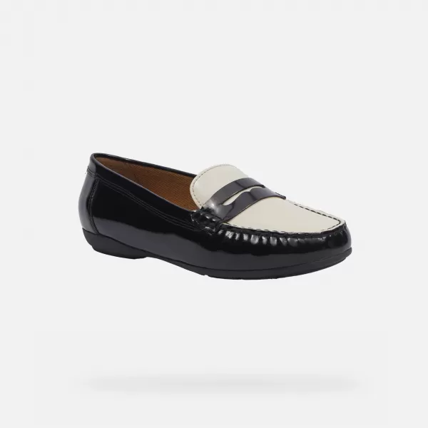  Mocasini de dama GEOX ANNYTAH MOC G000633 NEGRU 
