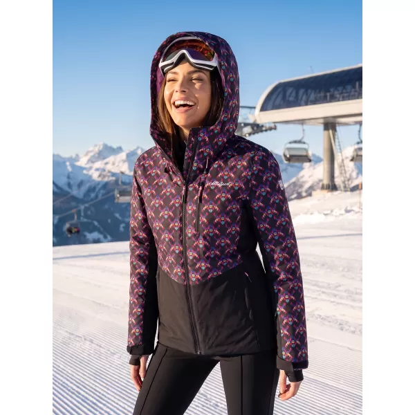  Geaca de iarna dama ALTISPORT GARDIN NEGRU 