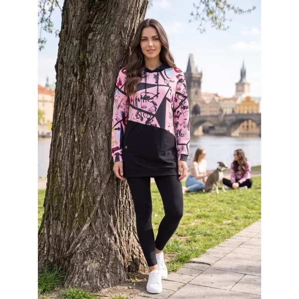  Hanorac de dama KIXMI VONITA ROZ DESCHIS 