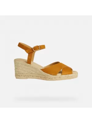 Sandale de dama GEOX GELSA LOW CHIHLIMBAR