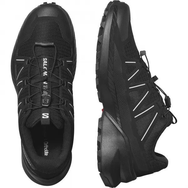  Pantofi pentru bărbați SALOMON SPEEDCROSS PEAK NEGRU/NEGRU/GRI GLACIAR 