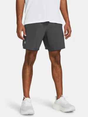 Pantaloni scurți pentru bărbați UNDER ARMOUR UA LAUNCH 7'' 2-IN-1 SHORTS 1382641-025 GRI