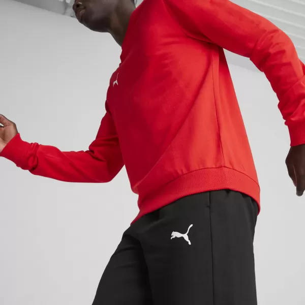  Panoul pentru bărbați PUMA TEAMGOAL CASUALS CREW NECK S 658592_01 PUMA RED/PUMA WHITE 