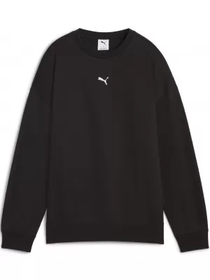 Panoul pentru doamne PUMA ESS OVERSIZED CREW FL 68540001 PUMA NEGRU