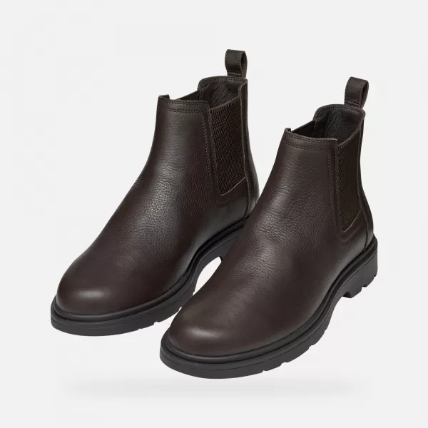  Pantofi pentru bărbați GEOX SPHERICA EC1 G006535 MARO ÎNCHIS 