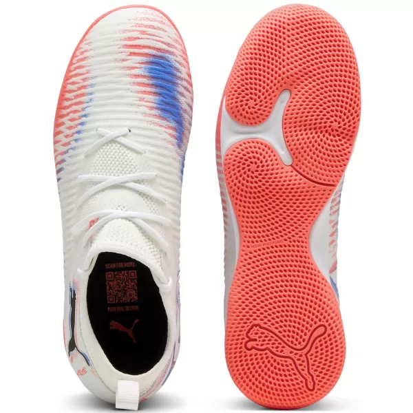  Pantofi pentru bebeluși PUMA FUTURE 8 MATCH IT + MID JR 10861701 WHITE/ ALB/PUMA NEGRU/ROȘU STRĂLUCITOR 