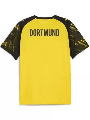 Jersey pentru bărbați PUMA BVB HOME JERSEY REPLICA 78008801 FASTER YELLOW/ GALBEN MAI RAPID/PUMA NEGRU