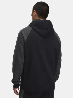 Hanorac pentru bărbați UNDER ARMOUR RIVAL FLC CB HOOD NEGRU