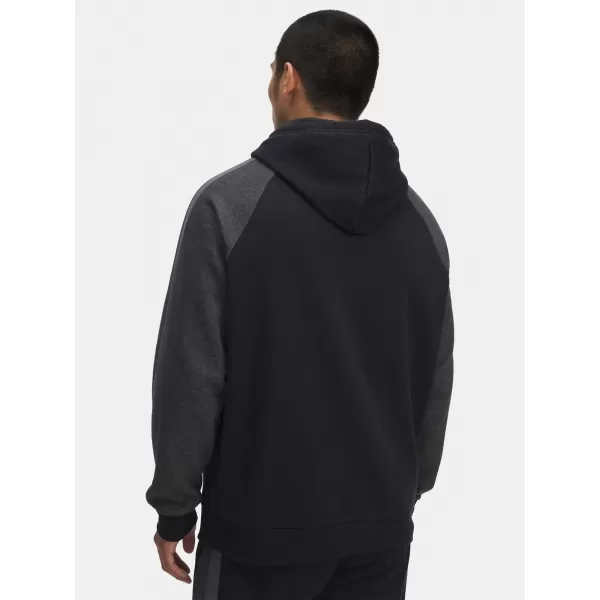  Hanorac pentru bărbați UNDER ARMOUR RIVAL FLC CB HOOD NEGRU 
