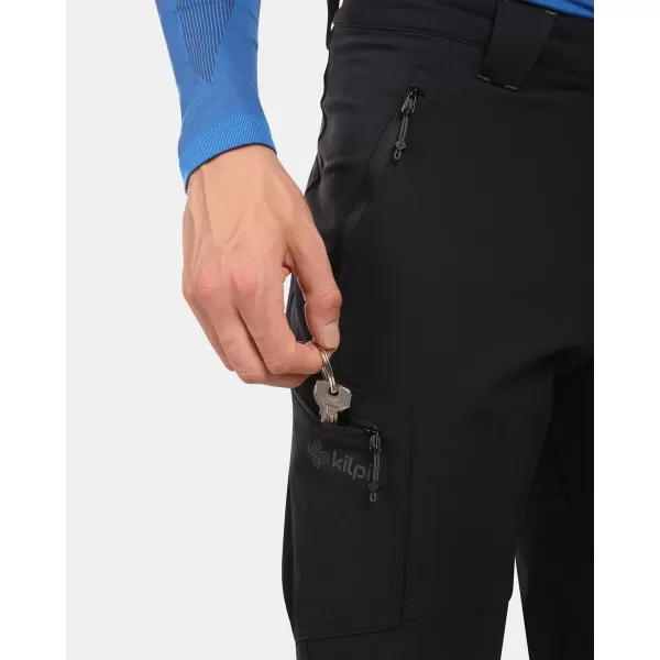  Pantaloni softshell pentru bărbați KILPI TIDE-M ZM0411KI NEGRU 