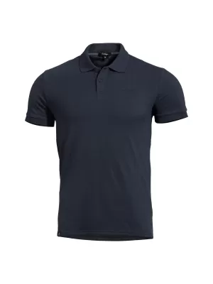 Tricou pentru bărbați cu guler PENTAGON MOTH PIQUET POLO SHIRT K09047 ALBASTRU MIEZUL NOPȚII