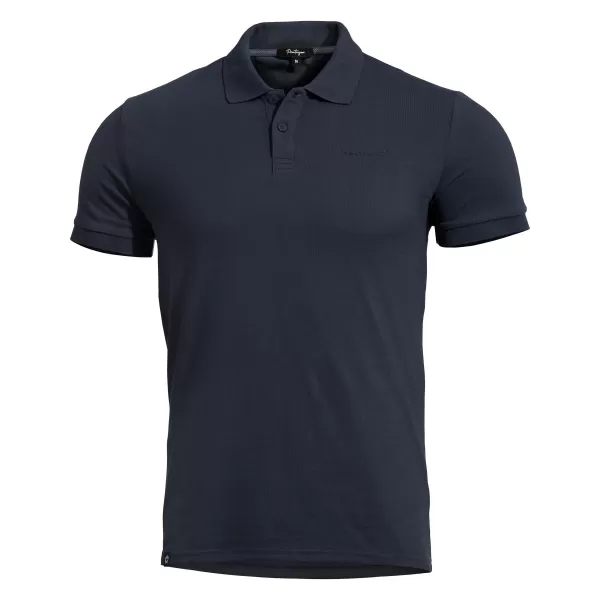  Tricou pentru bărbați cu guler PENTAGON MOTH PIQUET POLO SHIRT K09047 ALBASTRU MIEZUL NOPȚII 