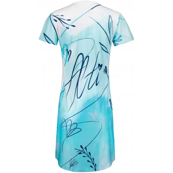  Tricou premium extins pentru femei ALTISPORT VOJ/ALW083SAT02 ALB ALBASTRU 