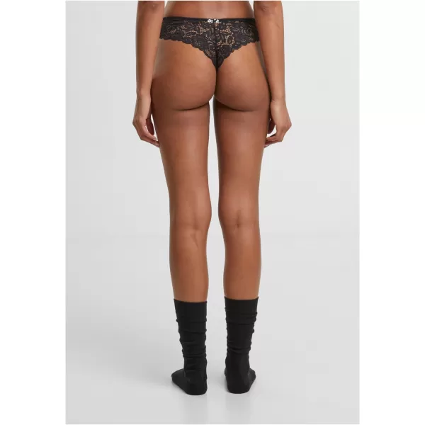  Chiloți de damă URBAN CLASSICS TB7849B NEGRU/NEGRU/NEGRU 