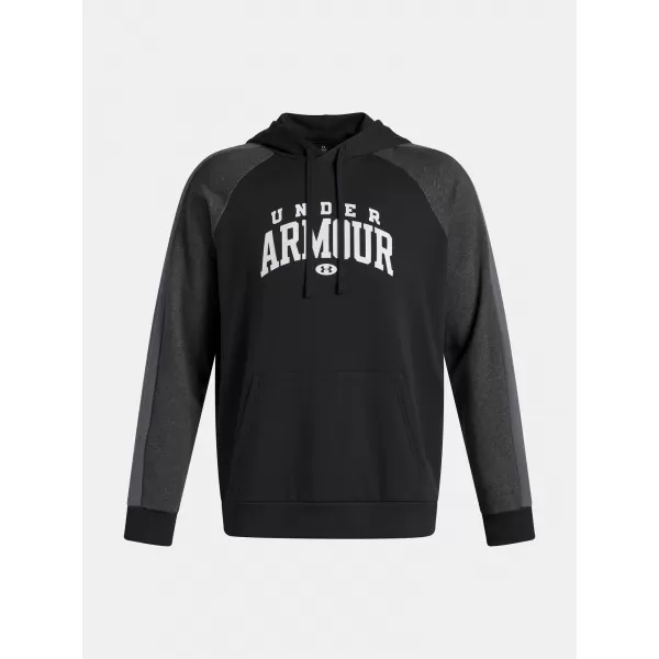  Hanorac pentru bărbați UNDER ARMOUR RIVAL FLC CB HOOD NEGRU 
