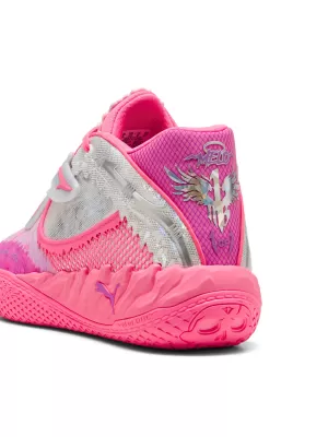 Pantofi pentru bărbați PUMA MB.05 WORLD TOUR 31212901 SOARE A LOVIT/MAGENTA PURĂ