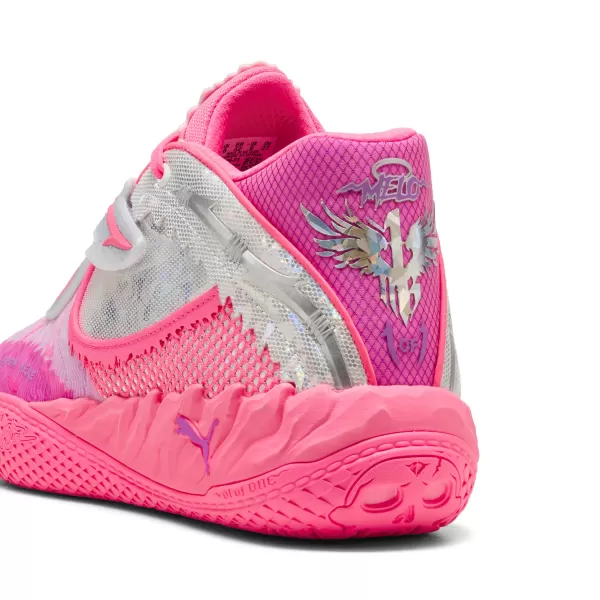  Pantofi pentru bărbați PUMA MB.05 WORLD TOUR 31212901 SOARE A LOVIT/MAGENTA PURĂ 