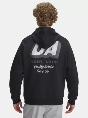 Hanorac pentru bărbați UNDER ARMOUR UA RIVAL FLEECE HBR LOGO HD 6003955-001 NEGRU