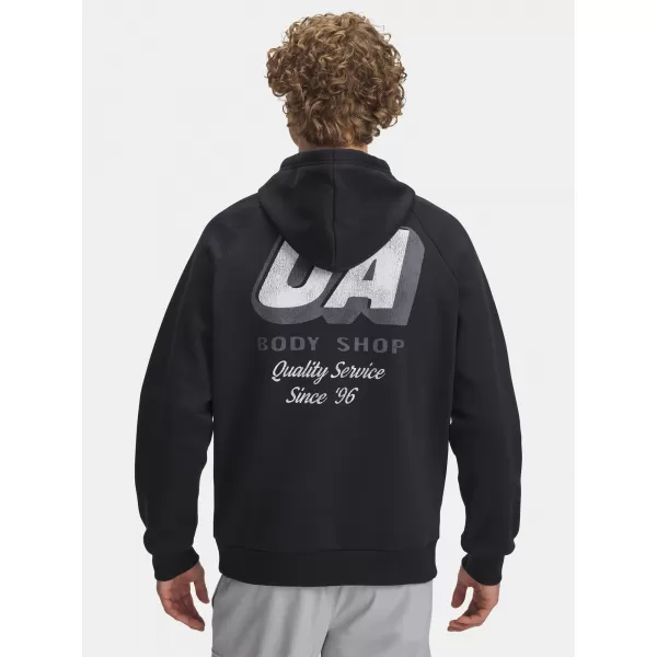 Hanorac pentru bărbați UNDER ARMOUR UA RIVAL FLEECE HBR LOGO HD 6003955-001 NEGRU 