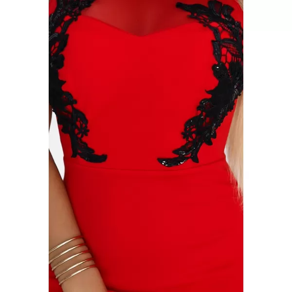  Rochie NUMOCO 617-3 ROŞU 