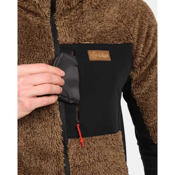  Hanorac pentru bărbați din fleece KILPI NORKA-M ZM0204KI MARO 