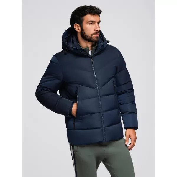  Sacou OMBRE OM-JAHP-0304 ALBASTRU MARIN 