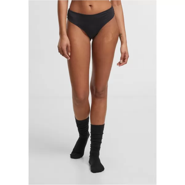  Chiloți de damă URBAN CLASSICS TB7849B NEGRU/NEGRU/NEGRU 