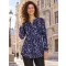 Tricou lung de damă ALTISPORT GUSSIE ALBASTRU ÎNCHIS
