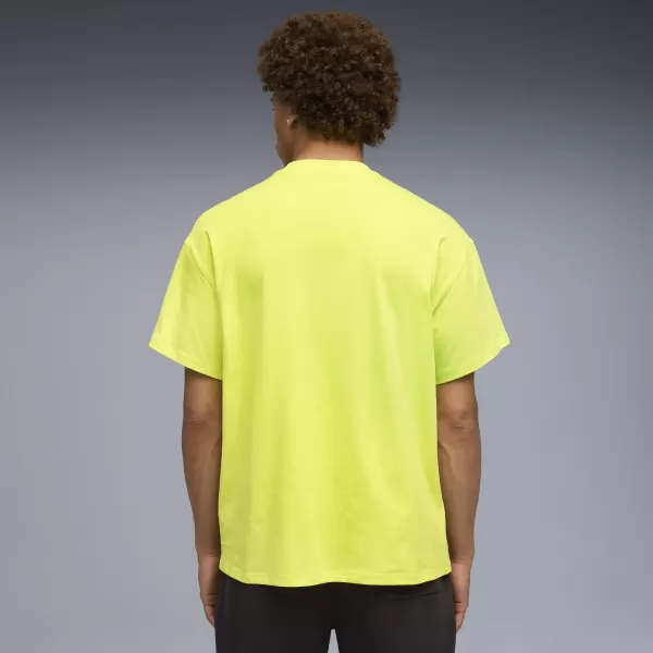  Tricou pentru bărbați PUMA MELO ALWAYZ ON 1 TEE 63075504 LEMON SHERBERT 